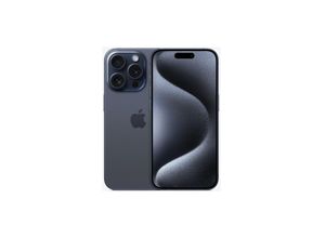 0195949019111 - APPLE Smartphone iPhone 15 Pro 128GB Mobiltelefone blau (blue titanium) iPhone Bestseller