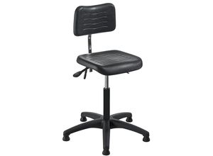 4260046926108 - meychair Arbeitsdrehstuhl PU-Schaum mit Gleitern Höhenverstellbereich 490 - 630 mm