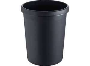 4012086051292 - helit Papierkorb aus Polyethylen Volumen 45 l VE 2 Stk HxØ 480 x 390 mm schwarz