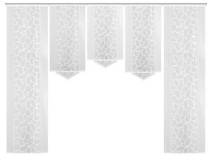 4056751278645 - Schiebegardine HOME WOHNIDEEN JENNA Gr 2 weiß B57cm H245cm Polyester Gardinen Schiebevorhang Jacquard Set 4056751278645 - Schiebegardine HOME WOHNIDEEN JENNA Gr 2 weiß B57cm H245cm Polyester Gardinen Schiebevorhang Jacquard Set