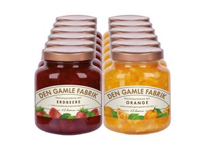 5701018049474 - Den Gamle Fruchtaufstrich verschiedene Sorten 380 g 12er Pack
