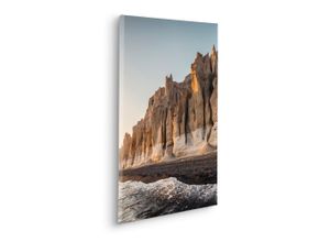 4055065031694 - Leinwandbild Keilrahmenbild - Unbend - Größe 40 x 60 cm Baum Berge Blumen Blätter Foto Jahreszeiten Landschaft Meer Natur Palmen Strand (Packung 1 St) 40x60 cm (Breite x Höhe) Keilrahmenbild braun|gelb|schwarz