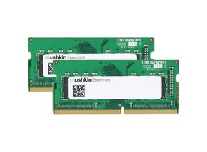 0846651029157 - Mushkin Essentials - DDR4 - Kit - 32 GB 2 x 16 GB - SO DIMM 260-PIN - 3200 MHz   PC4-25600
