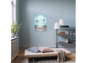 4055065030963 - Leinwandbild KOMAR Vintage Travel Cuba - Größe 40 x 60 cm bunt (farbe bild(er) bunt) B40cm Holz Papier Bilder Keilrahmenbild mi Echtholzrahmen