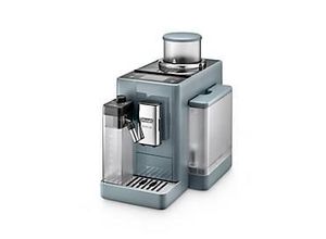 8004399026636 - DeLonghi Kaffeevollautomat Rivelia EXAM 44055G für Bohnen Pulver 1450 W bis 14 l 250 g 2 Bohnenbehälter Milchaufschäumer grau