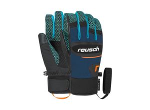 4060485528303 - Skihandschuhe REUSCH Dragon R-TEX XT Damen Gr 105 blau (blau orange) 80% Polyester 20% Ziegenleder Handschuhe mit wasserdichter und atmungsaktiver Funktion 4060485528303 - Skihandschuhe REUSCH Dragon R-TEX XT Damen Gr 105 blau (blau orange) 80% Polyester 20% Ziegenleder Handschuhe mit wasserdichter und atmungsaktiver Funktion