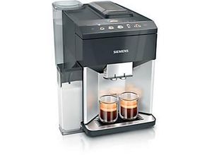 4242003927687 - Kaffeevollautomat TQ513D01 EQ500 integral für Bohnen 1500 W bis 19 l 270 g Milchaufschäumer inkl Zubehör silber-schwarz