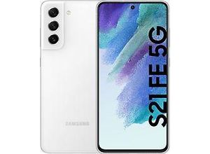 8806092584884 - Galaxy S21 FE 5G - 5G Smartphone - Dual-SIM - RAM 8GB   256GB - OLED-Display - 64 - 2340 x 1080 Pixel (120 Hz) - Triple-Kamera 12 MP 12 MP 8 MP - front camera 32 MP - weiß (SM-G990BZWGEUB)
