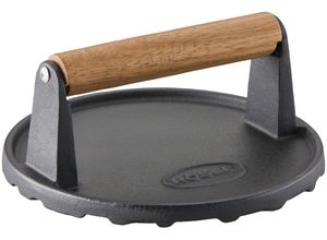 4004293252319 - Burgerpresse RÖSLE BBQ Gewicht 25231 schwarz Ø177cm Gusseisen Küchenpressen Barbecue-Gewicht zum schnelleren Garen Gusseisen Holzgriff 175 cm 4004293252319 - Burgerpresse RÖSLE BBQ Gewicht 25231 schwarz Ø177cm Gusseisen Küchenpressen Barbecue-Gewicht zum schnelleren Garen Gusseisen Holzgriff 175 cm