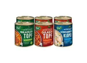 4316268456548 - Pote Deftige Mahlzeit Eintöpfe 800 g verschiedene Sorten 6er Pack