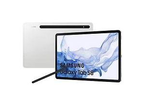 8806094147445 - Galaxy Tab S8 WiFi 128 GB Silber Android-Tablet 279 cm (11 Zoll) 30 GHz 25 GHz 18 GHz Qualcomm® Snapdragon Android™ 12 2560 x 1600 Pixel