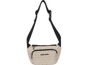 4068197939509 - Bauchtasche KARL KANI Kk Retro Kani Monogram Aop Crossbody Bag light Damen Gr onesize sand sand Polyester Taschen