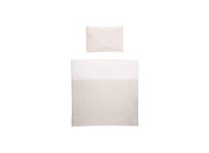 3800166118635 - Baby-Bettwäsche 7-teiliges Set First Dreams Decke Kissen Laken Himmel beige Sterne