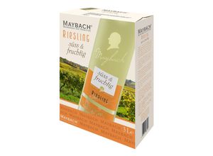 4062073023665 - Riesling Süss & Fruchtig 90 % vol 3 Liter Bag in Box - Inhalt 2 Flaschen