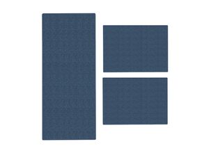 4059382032877 - Sisal-Bettumrandung Sylt 3-teilig Blau