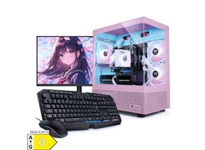 4099836012369 - PC Set mit 27 Zoll TFT Zindarella VIII AMD Ryzen 7 8700F 32GB DDR5 NVIDIA RTX 5060 8 GB 1TB SSD Windows 11