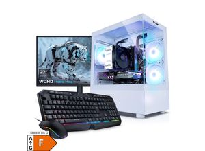 4099836009437 - PC Set Gaming mit 27 Zoll TFT Invader XS V AMD Ryzen 7 5700X 32GB DDR4 NVIDIA RTX 5060 8 GB 1TB SSD WLAN Windows 11