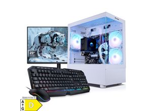 4099836010211 - PC Set Gaming mit 27 Zoll TFT Invader XS VIII AMD Ryzen 7 8700G 32GB DDR5 AMD Vega Grafik 2TB SSD Windows 11