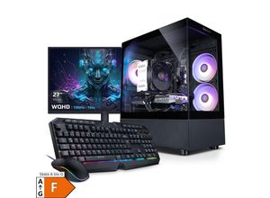 4099836012543 - PC Set Gaming mit 27 Zoll TFT Invader XS V AMD Ryzen 7 5700X 32GB DDR4 NVIDIA RTX 5060 8 GB 2TB SSD WLAN Windows 11