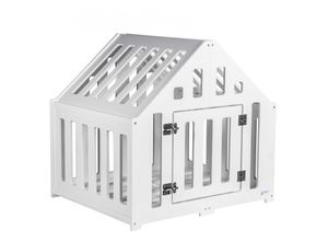 5905490326225 - Hundehütte aus Holz Hundekäfig Tierhaus im edlen Design komfortabel indoor
