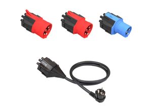 9120075710527 - NRJkick Adapter Steckeraufsatz Set 32A Standard (EU) 16A 32A Schutzkontakt
