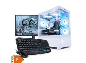 4099836009451 - PC Set Gaming mit 27 Zoll TFT Invader XS IX AMD Ryzen 7 9700X 32GB DDR5 NVIDIA RTX 5070 12 GB 2TB SSD Windows 11