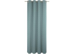4004567391003 - Vorhang WIRTH Trondheim 328 g m² blau (hellblau deutsch (de) englisch (en) finnisch (fi) französisch (fr)) B132cm H325cm Chenille Polyacryl Gardinen nach Maß