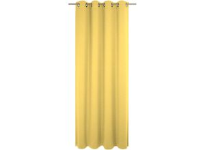 4004567382346 - Vorhang WIRTH Trondheim B gelb Gardinen 305cm Ösen 132cm Polyacryl nach Maß B132cm H305cm