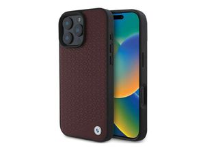 3666339323271 - Apple iPhone 16 Pro Max Leather Diamond Metal Logo MagSafe Case