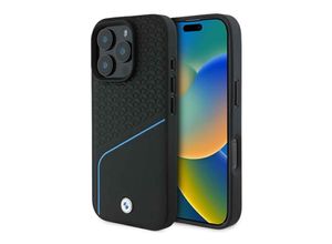 3666339323301 - Apple iPhone 16 Pro Hardcase Sign Leather Textured Line MagSafe