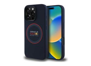 3666339368760 - RedBull Apple iPhone 16 Pro Hardcase Hülle Silicone Red Ring MagSafe