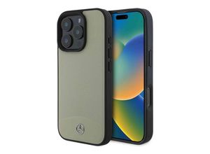 3666339312657 - Apple iPhone 16 Pro Max Case Textured Plain Leather MagSafe