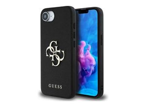 3666339453275 - Apple iPhone 16e Big Logo Small Classic Schutzhülle Case Schwarz