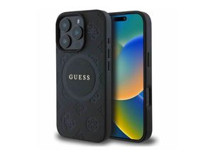 3666339327828 - Apple iPhone 16 Pro Max Saffiano Peony Classic Logo MagSafe Case