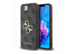 3666339453626 - Apple iPhone 16e 4G Big Logo Schutzhülle Case Etui Braun