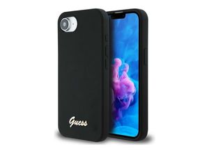 3666339454074 - Apple iPhone 16e Silicone Script Metal Logo MagSafe Hülle Case