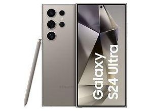 8806095309446 - SAMSUNG Smartphone Galaxy S24 Ultra 256GB Mobiltelefone AI-Funktionen grau (titanium gray) Smartphone Android Bestseller