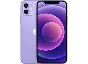 0194252430071 - APPLE Smartphone iPhone 12 64GB Mobiltelefone ohne Strom Adapter und Kopfhörer kompatibel mit AirPods Earpods lila (purple) iPhone Bestseller