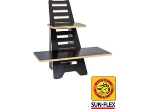 7350042900701 - Laptophalter Sun-Flex Easydesk Rise Holz schwarz kaiserkraft