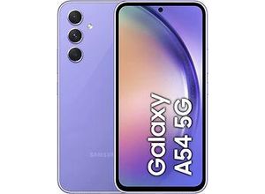 8806094817959 - SAMSUNG Smartphone Galaxy A54 5G 256GB Mobiltelefone Gr 256 GB 8 GB RAM lila (leicht violett) Smartphone Android