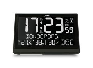 8712412584949 - AK-70 - Große digitale Uhr mit Thermometer und Hygrometer schwarz