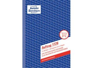 4004182017265 - Auftragsbuch A5 selbstdurchschreibend 4004182017265 AVERY Zweckform