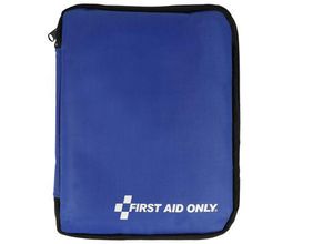 4027521521544 - Erste-Hilfe-Tasche First Aid Only mit 49-teiligem Inhalt wasserabweisend B 240 x T 70 x H 180 mm Nylon blau
