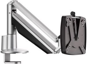 4009729068304 - Monitorarm CLU I C für 1 Monitor bis 7 kg mit Tischbefestigung neig schwenk höhenverstellbar silbern anthrazit