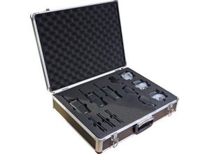 4029623089090 - PMR-Funkgeräteset TK-3501E 3-teilig lizenzfrei 16 Kanäle bis 6 km bis 20 h IP54 in Alukoffer schwarz