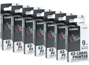 4250510866177 - CASIO® Sparset Schriftband XR-9WE1 9 mm 6 + 1 GRATIS