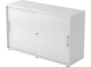 4032062024928 - HAMMERBACHER Schiebetürenschrank Prokura V1752S 5 5 RE lichtgrau 1 Fachboden 1200 x 400 x 748 cm