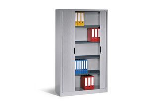 4025314278736 - Aktenschrank 3203-00 Kunststoff Stahl abschließbar 5 OH 120 x 198 x 42 cm lichtgrau 4025314278736 C+P-Möbel