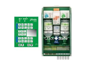 5715205001046 - Verbandskasten PLUM QuickSafe Complete Augenspülung- ampullen Wundkompressen Wundreinigungstücher Pflaster & Brandgel