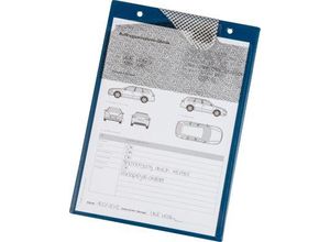 4052301067059 - Auftragstasche Secure für DIN A4 Dokumente 10 Stück inkl Schlüsselfach B 230 x T 5 x H 330 mm blau